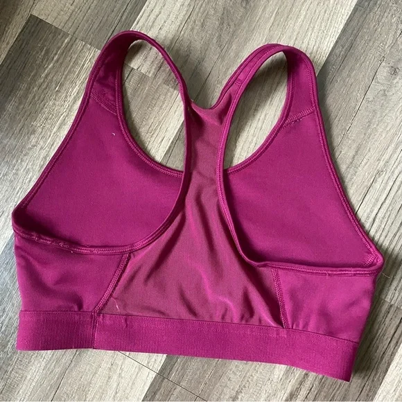 adidas Magenta Sports Bra with Wide Straps and Elastic Support - Picture 8 of 11